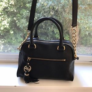 MichaelKors black and gold purse